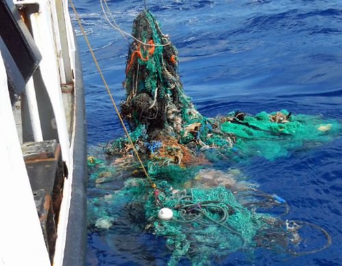 Some of the floating rubbish pulled from the Pacific Ocean. (Photo: The Ocean Cleanup Foundation).
