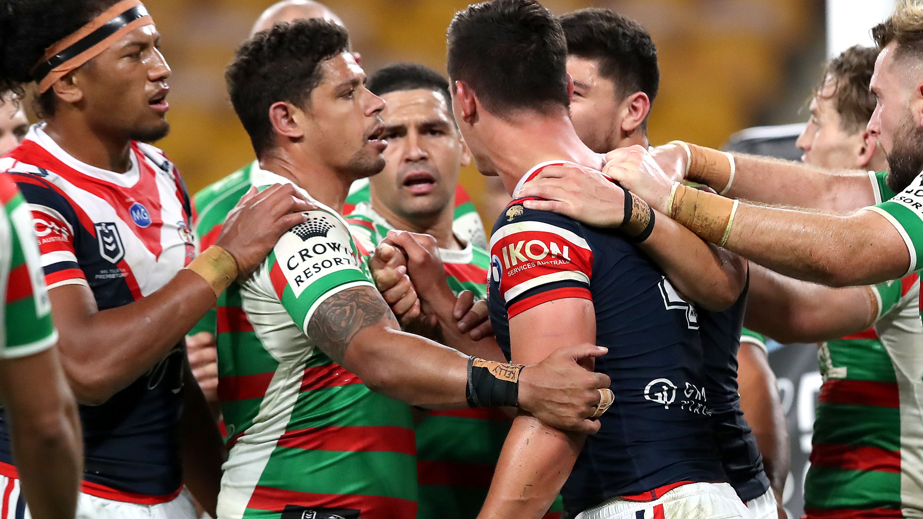 NRL's oldest feud takes new twist as Roosters, Rabbitohs go to war over new Sydney Football Stadium