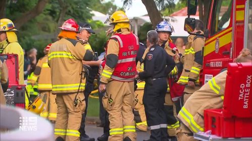 A fire killed a 55-year-old man in Brisbane.