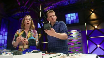 LEGO Masters 2023 Joss and Henry drop their Moana build