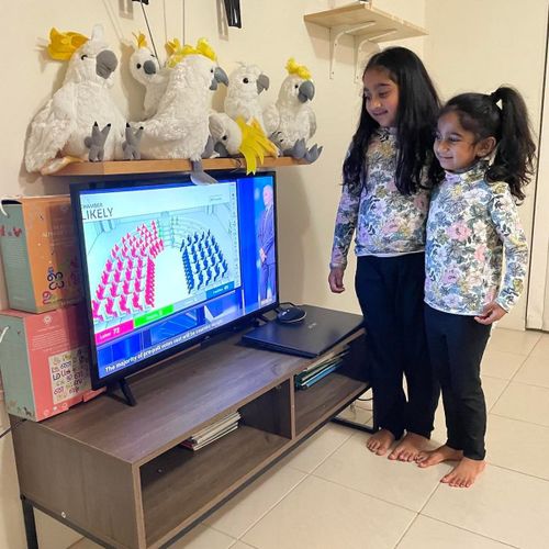 There were 'happy tears' as the Murugappan family watched the election results unfold. 