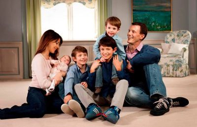 Prince Joachim and Princess Marie's family