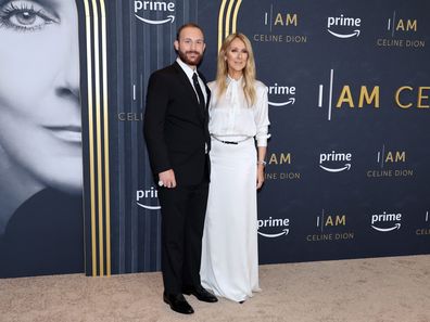 NEW YORK, NEW YORK - JUNE 17: (L-R) RC Angelil and Céline Dion attend the "I Am: Celine Dion" New York special screening at Alice Tully Hall on June 17, 2024 in New York City. (Photo by Cindy Ord/Getty Images)