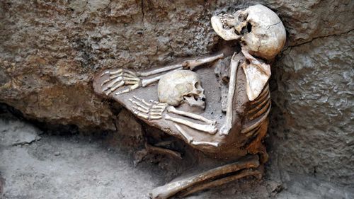 The crushed skeletons of children point to an earthquake and catastrophic flood on China's Yellow River 4,000 years ago that could be the source of a legendary "Great Flood" at the dawn of Chinese civilisation, scientists say.