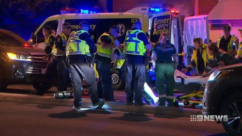 Adelaide new year police hit run crash