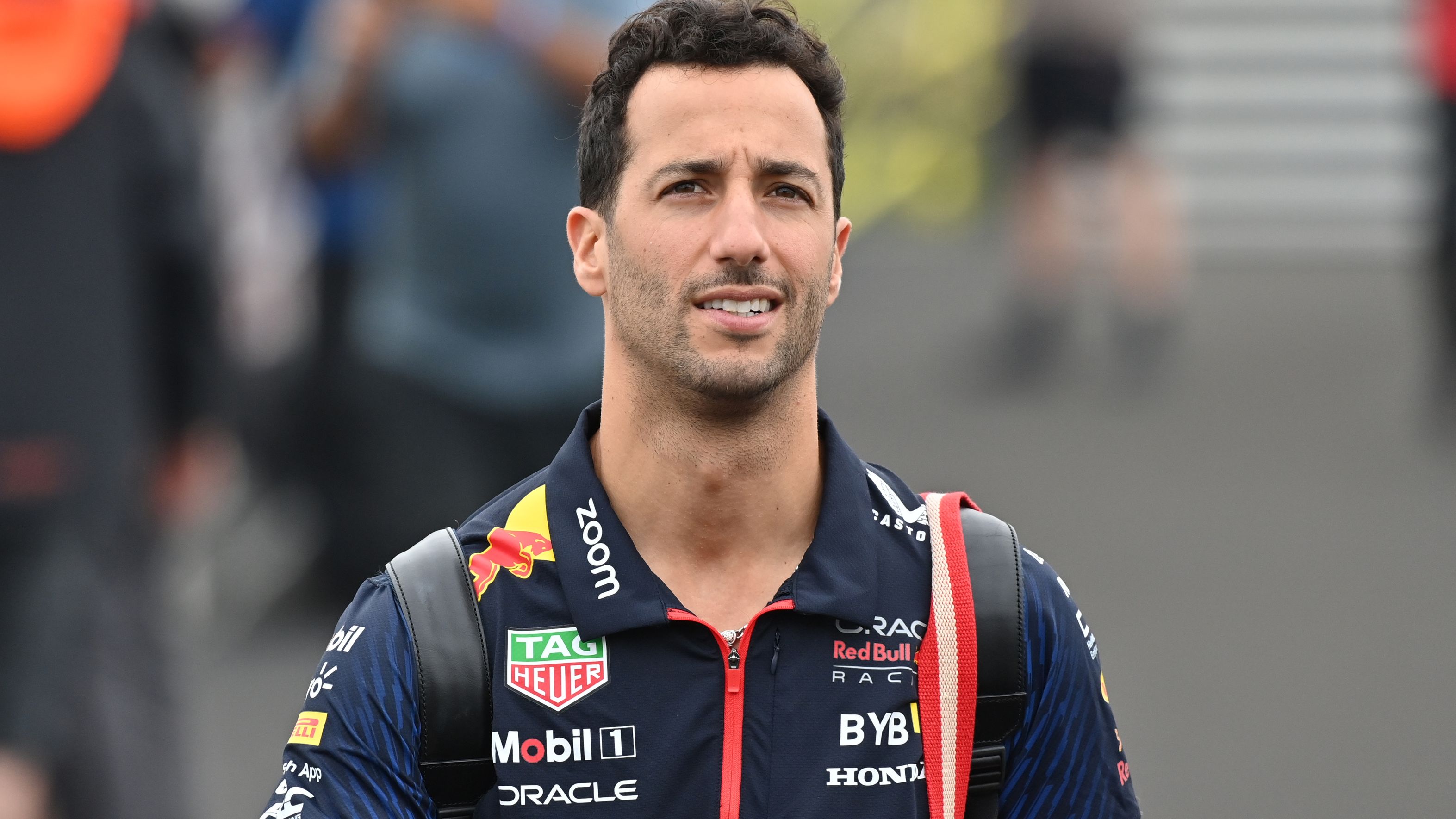 Daniel Ricciardo looks on during practice ahead of the F1 Grand Prix of Canada at Circuit Gilles Villeneuve on June 16, 2023 in Montreal, Quebec. (Photo by Paolo Pedicelli ATPImages/Getty Images)