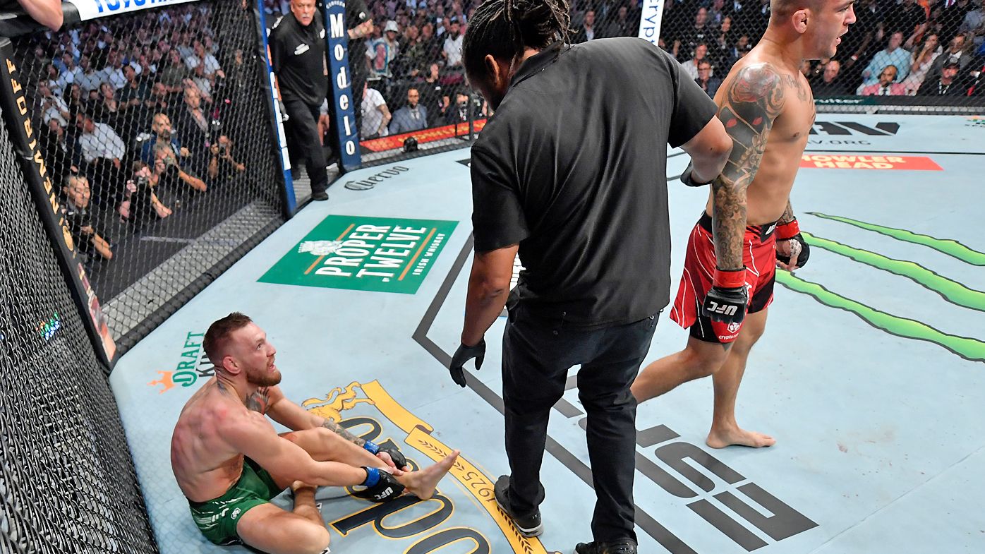 McGregor loses by a Doctor&#x27;s stoppage in UFC 264