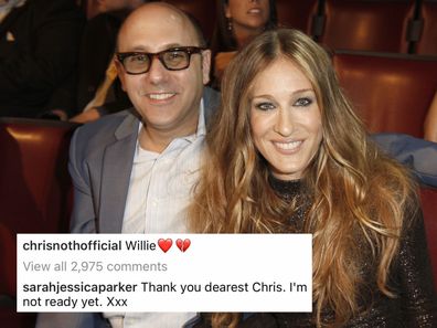 Sarah Jessica Parker with Willie Garson