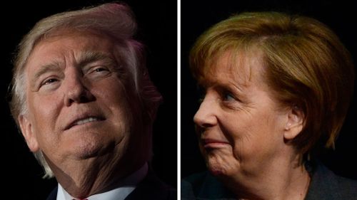 Angela Merkel and Donald Trump meet tomorrow amid tense ties