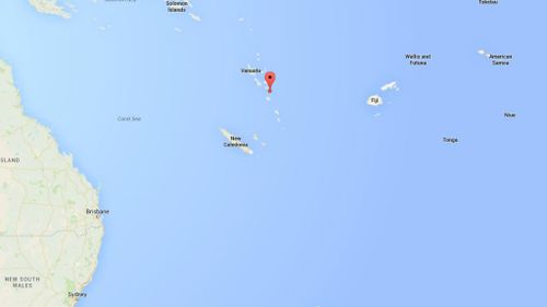 Strong quake strikes off Vanuatu