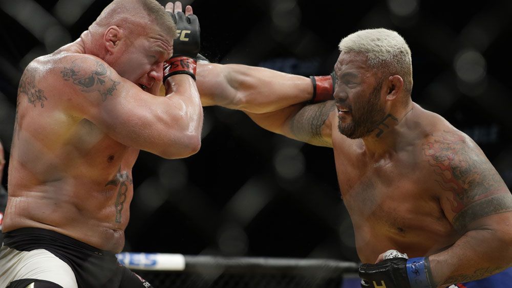 Lesnar's UFC win over Hunt overturned