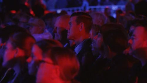Ben Roberts-Smith attended the Currumbin Gold Coast service.