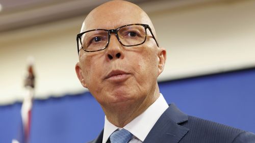 13th December 2024 Opposition Leader Peter Dutton speaking to media in Brisbane. photo: Glenn Hunt / The Sydney Morning Herald