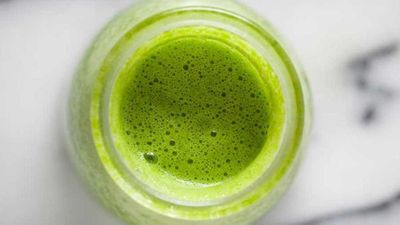 Recipe:&nbsp;<a href="Teresa Cutter's detoxifying green smoothie" target="_top">Teresa Cutter's detoxifying green smoothie</a>
