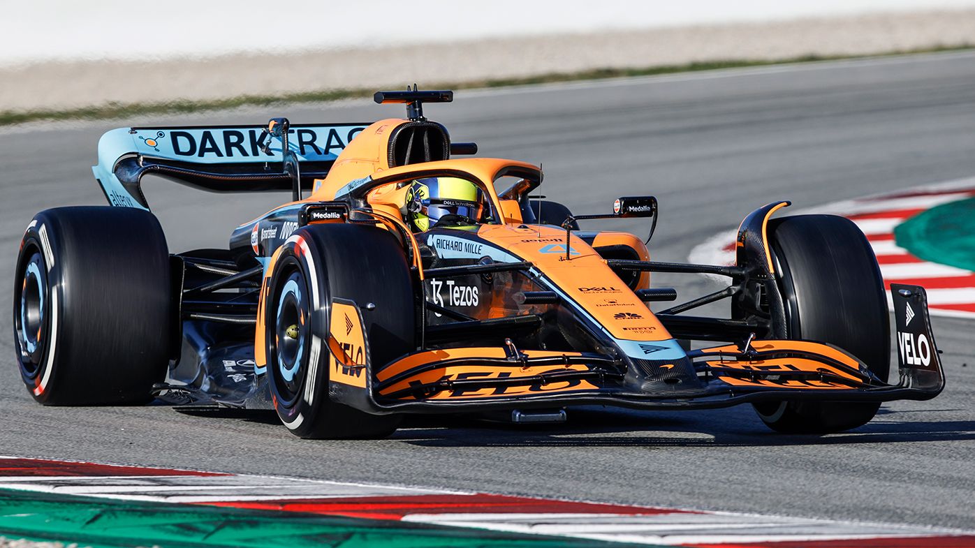 Lando Norris fastest on opening day of testing as Red Bull reveals radical design
