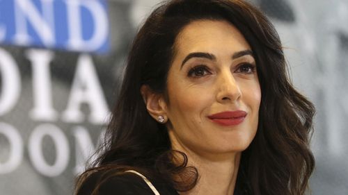 International human rights lawyer Amal Clooney smiles during a Foreign Ministers G7 meeting in Dinard, Brittany (Photo: April, 2019)