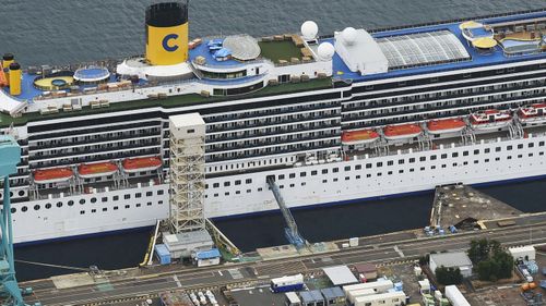 The Costa Atlantica docked since late January is struck by an onboard coronavirus outbreak in which dozens of crew members found to have infected.