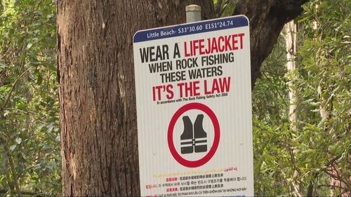 Rockfishing without a life jacket is against the law in New South Wales.