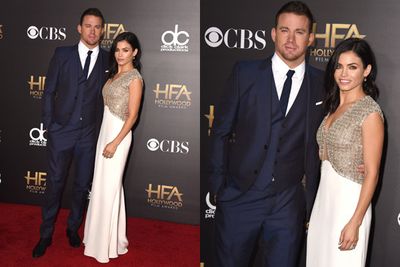 <i>Foxcatcher</i> star Channing Tatum looked as suave as ever with stunning wife Jenna Dewan-Tatum.