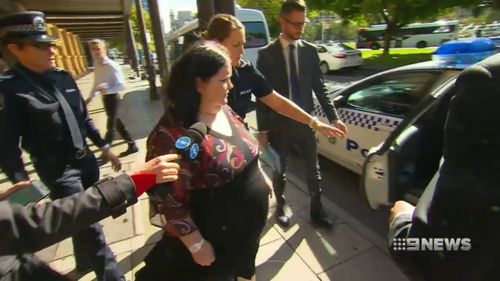 The 47-year-old was so "intoxicated" on drugs, she didn't even realise she'd run over the woman, the court heard. (9NEWS)