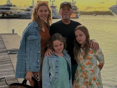 Billy Joel with his wife Alexis Roderick Joel and children