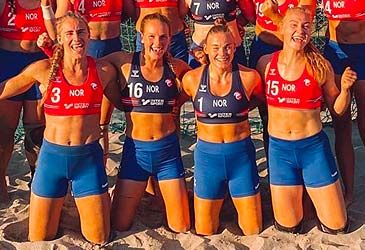Which of Norway's female sports teams was fined this week for competing in shorts?