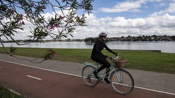 The cycleway links up with the popular Bay Run in Sydney&#x27;s inner west.