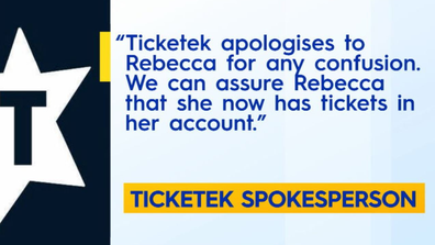 Rebecca Smedley - Taylor Swift fan's ticket vanishes in Ticketek glitch