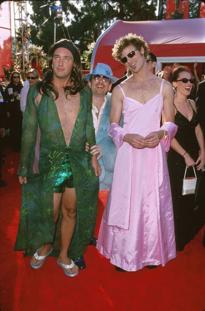 Matt Stone and Trey Parker at the 2000 Academy Awards