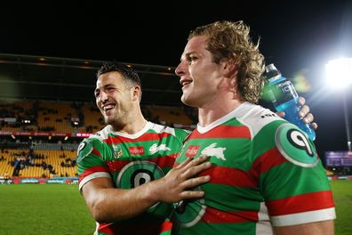 during the round 12 NRL match between the New Zealand Warriors and the South Sydney Rabbitohs at Mt Smart Stadium on May 26, 2018 in Auckland, New Zealand.