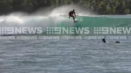 Boyd listed surfing as a outlet and escape. Picture: 9NEWS