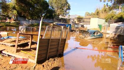 Residents of the tiny Hunter Valley town of Broke are desperate after floods.