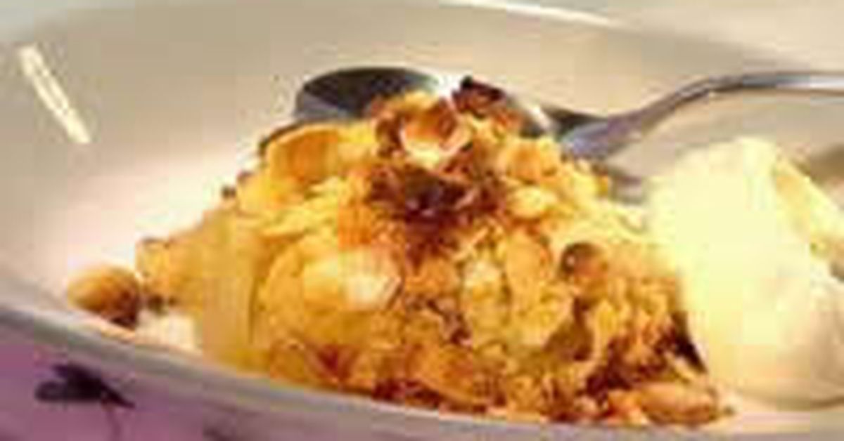 Apple, mandarin and pear crumble (gluten free) - 9Kitchen