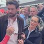 Comic's awkward run-in with Hamilton moments before race