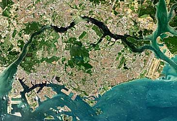 Which strait separates the city-state Singapore from Malaysia?