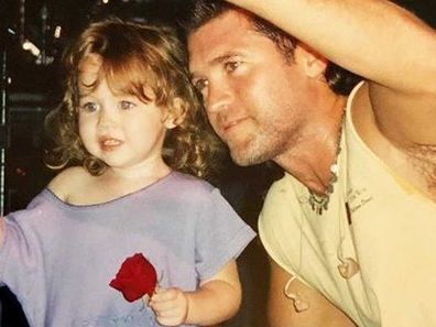 Billy Ray Cyrus, Miley Cyrus, throwback photo, Instagram