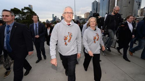 Malcolm Turnbull joins Long Walk to the MCG