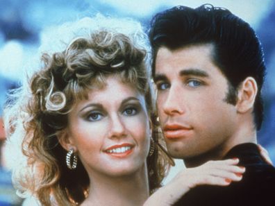 John Travolta and Olivia Newton-John in Grease 