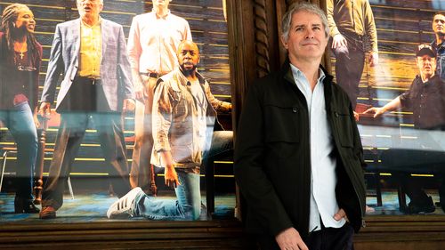 Producer of Come From Away, Rodney Rigby, at the Capitol Theatre, in Sydney