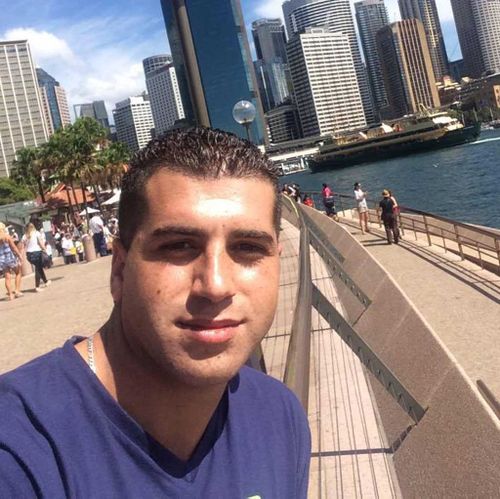 It took two years for Saif Jouda to get a visa to move to Australia. (NSW Police image)