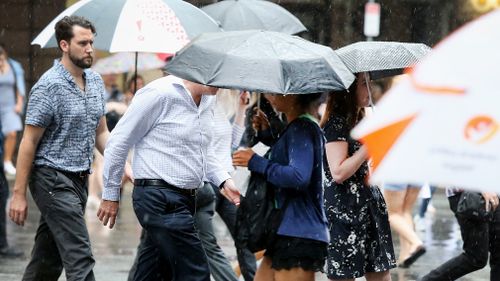 Wet weather in Brisbane this week. (AAP)