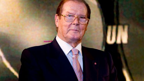 Sir Roger Moore has died after cancer battle. (AAP)