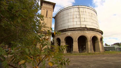 The Drummoyne water tower was built in 1913.