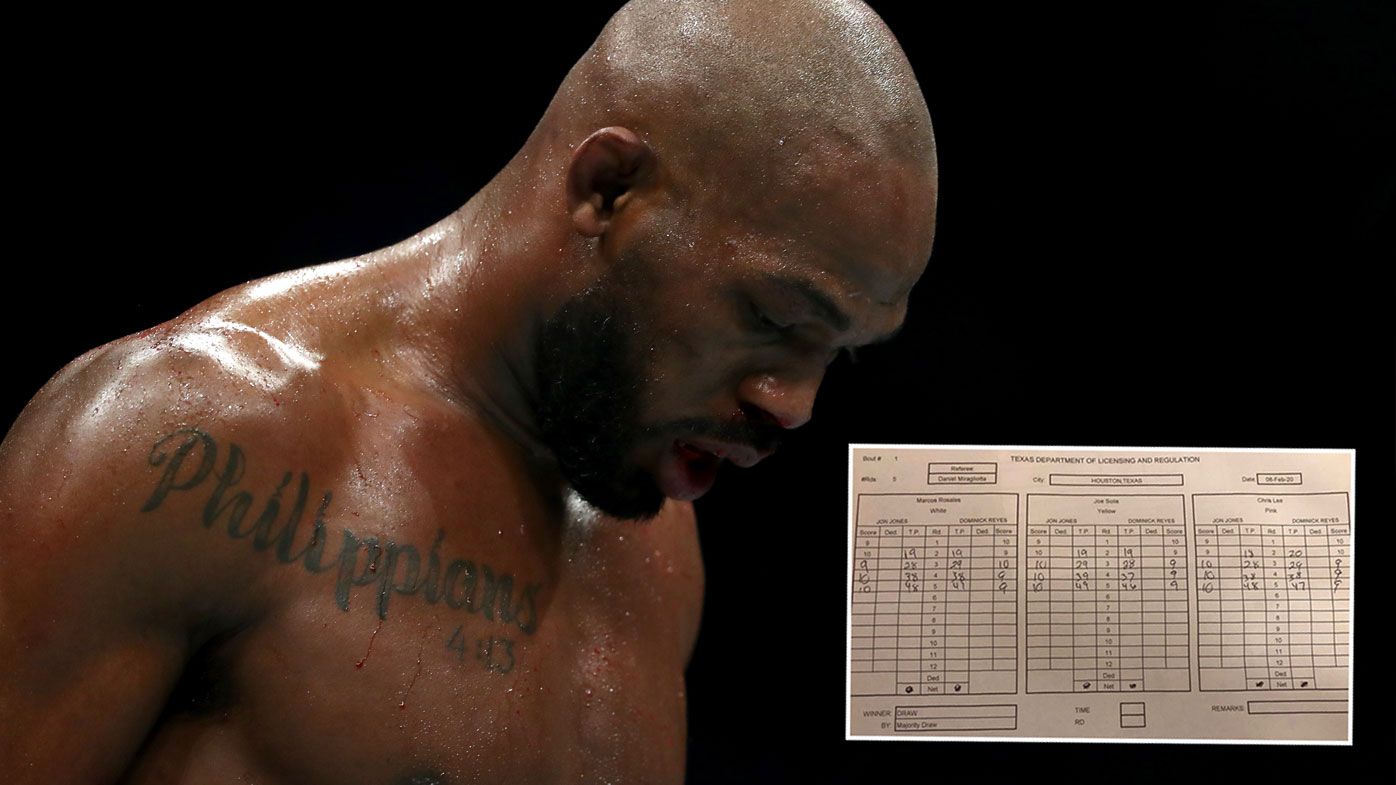 Jones Reyes scorecard causes further outrage