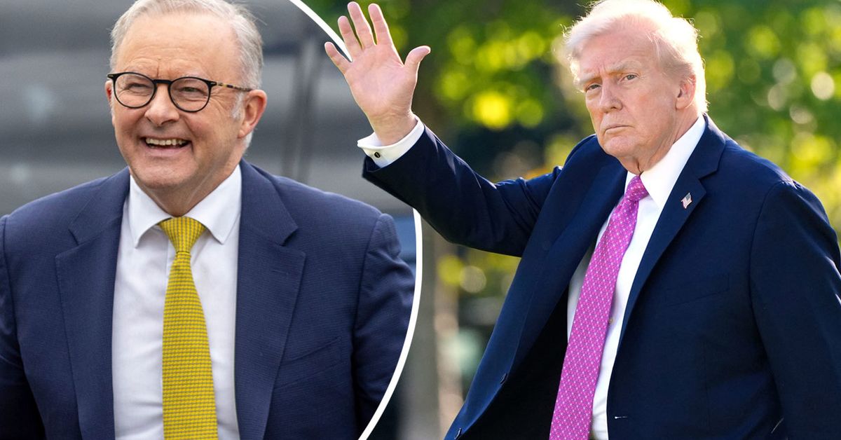 Donald Trump welcomes Anthony Albanese to the White House