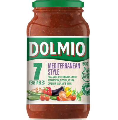 Dolmio 7 Vegetable Mediterranean Style Pasta Sauce 500g