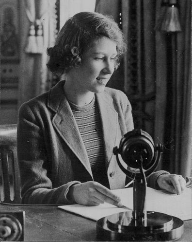 Princess Elizabeth made her first world broadcast on 13 October 1940, when she was fourteen.