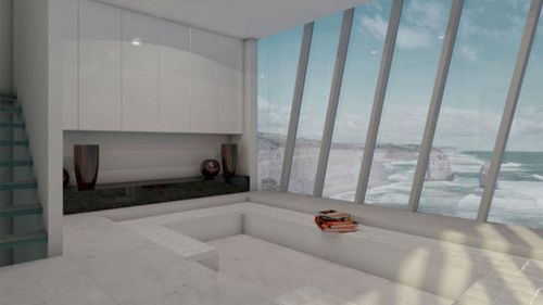 An artist impression of the Cliff House's views. (Supplied, Modscape)