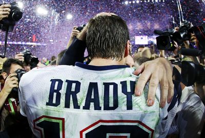 Brady was named Super Bowl MVP after the match. (Getty)