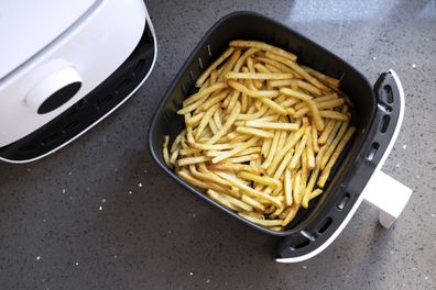 Air fryer homemade grilled potatoes fries